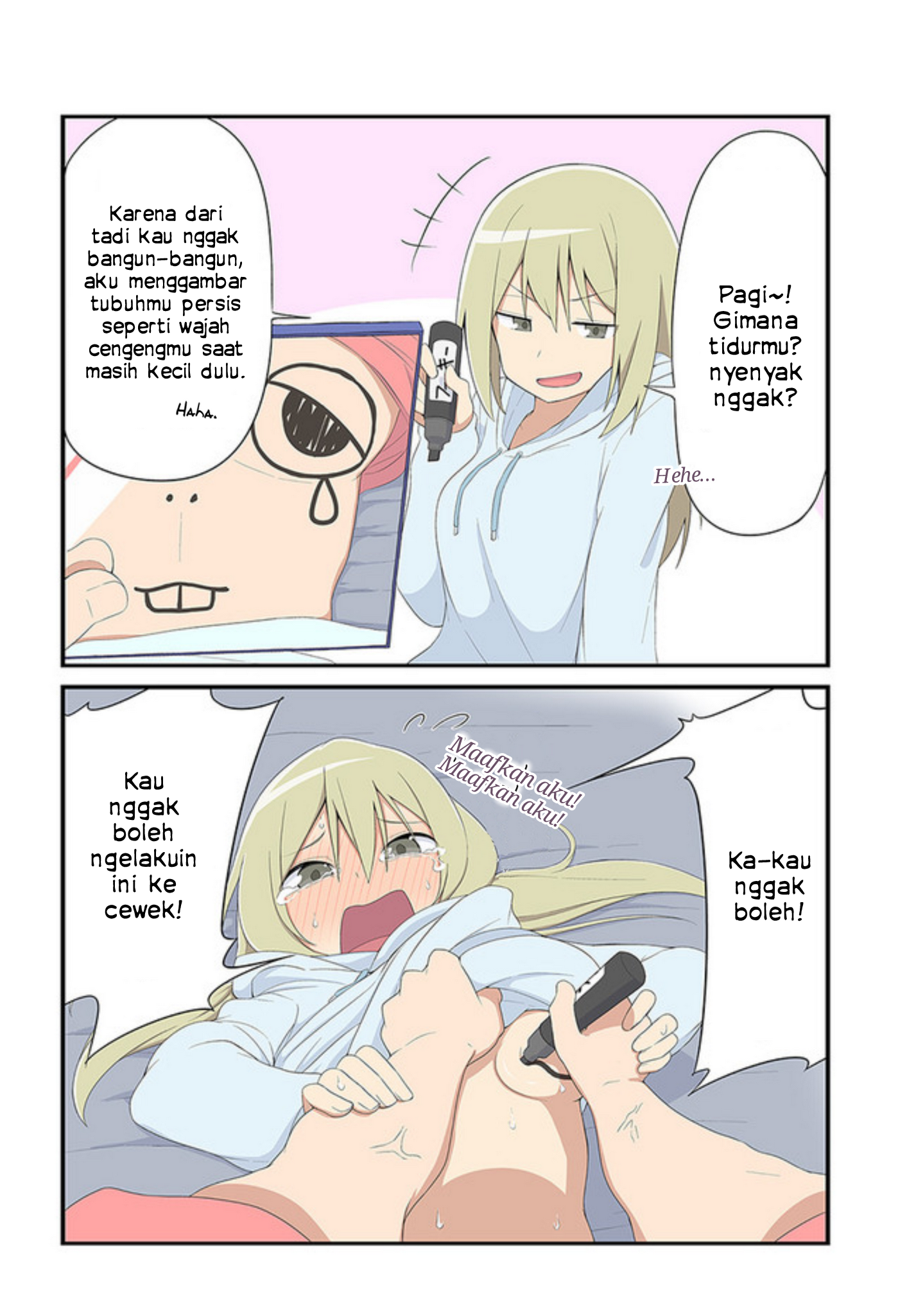 Mayuri-chan Who Quickly Gives Up Chapter 01 Bahasa Indonesia